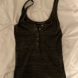 Dark grey brandy Melville tank